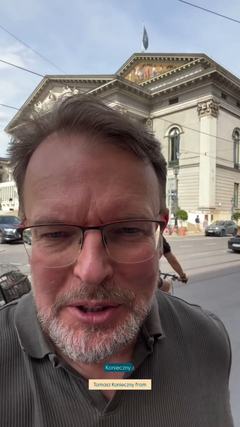Kadr z rolki z pozdrowieniami z Monachium na finał 4. edycji